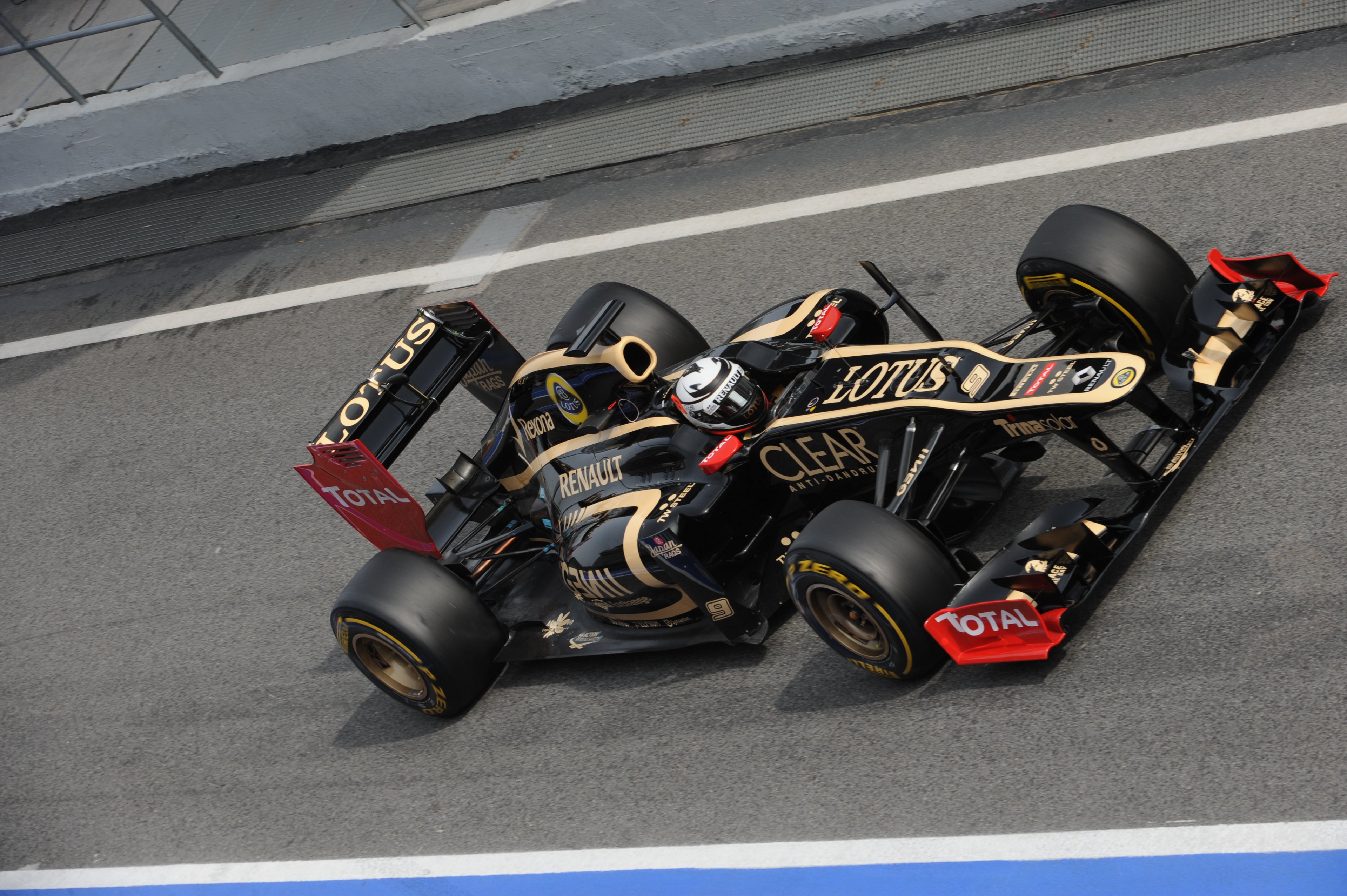 Kimi Raikkonen Barcelona 2012