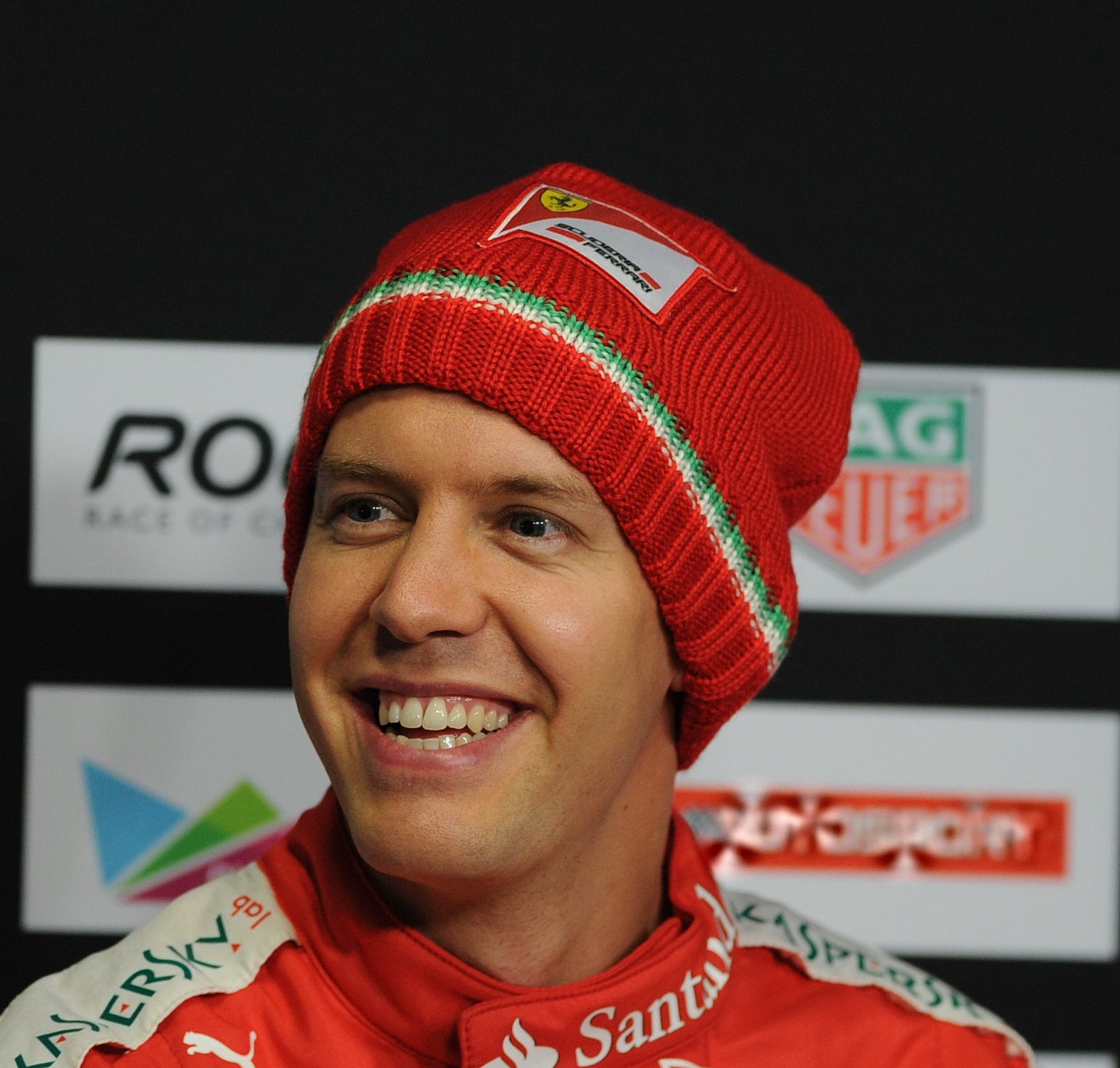 Sebastian Vettel Race of Champions Olympic Stadium London 2015