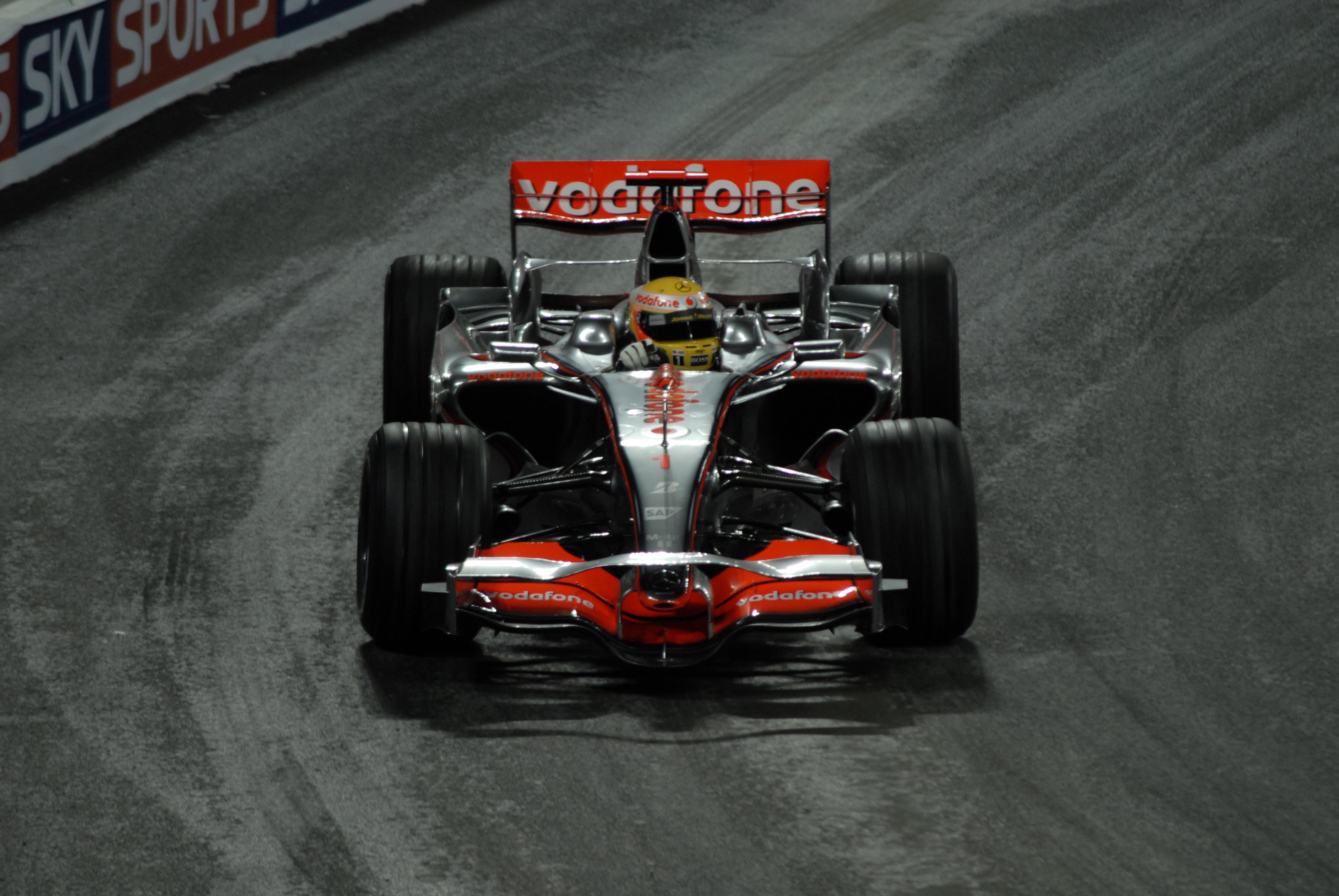 Lewis Hamilton Race of Champions Exhibition Lap Wembley Stadium 2008