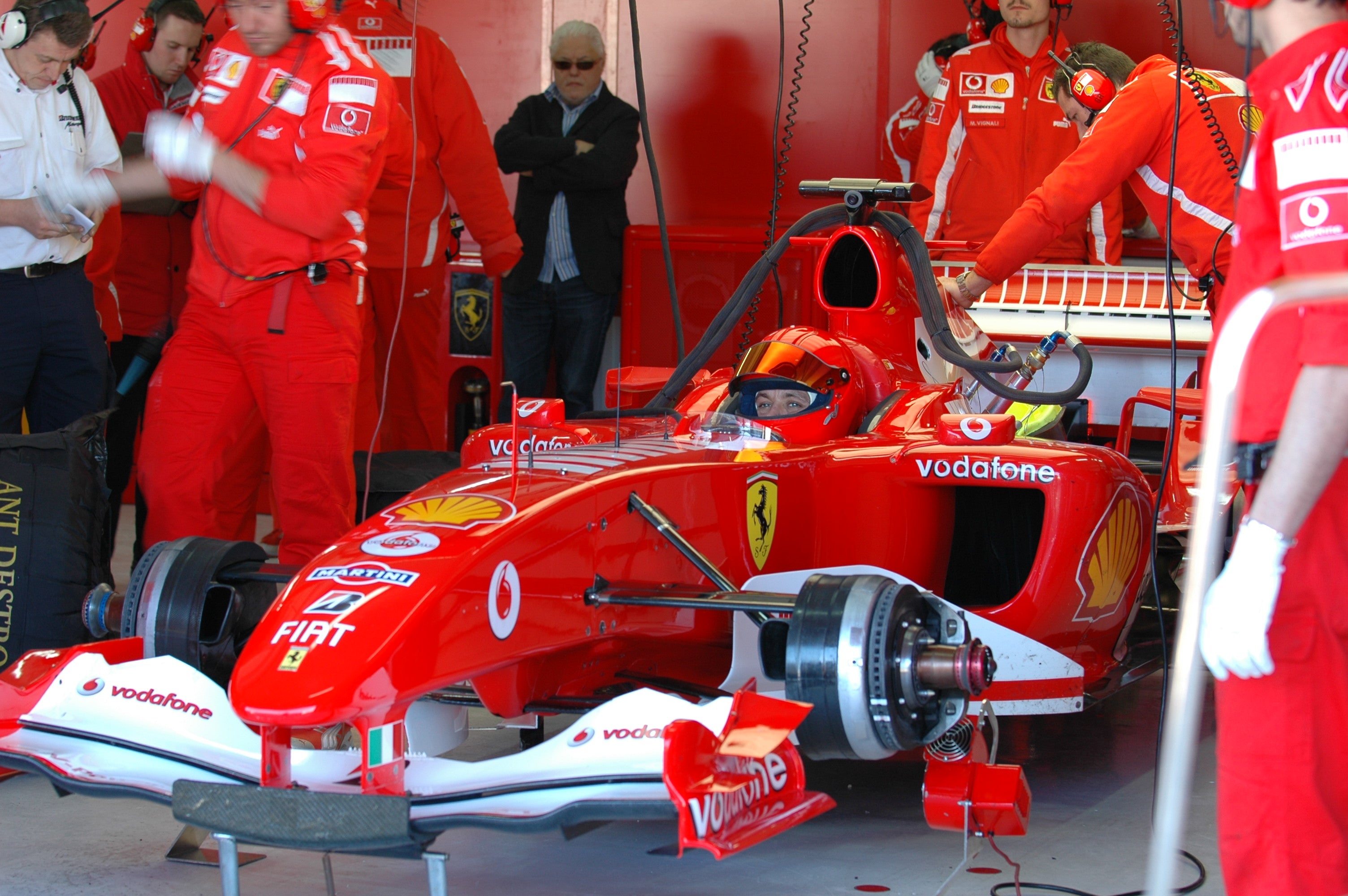 Valentino Rossi Ferrari Test Valencia 2006 # 1