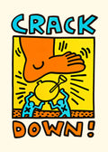 Keith Haring "Crack Down"