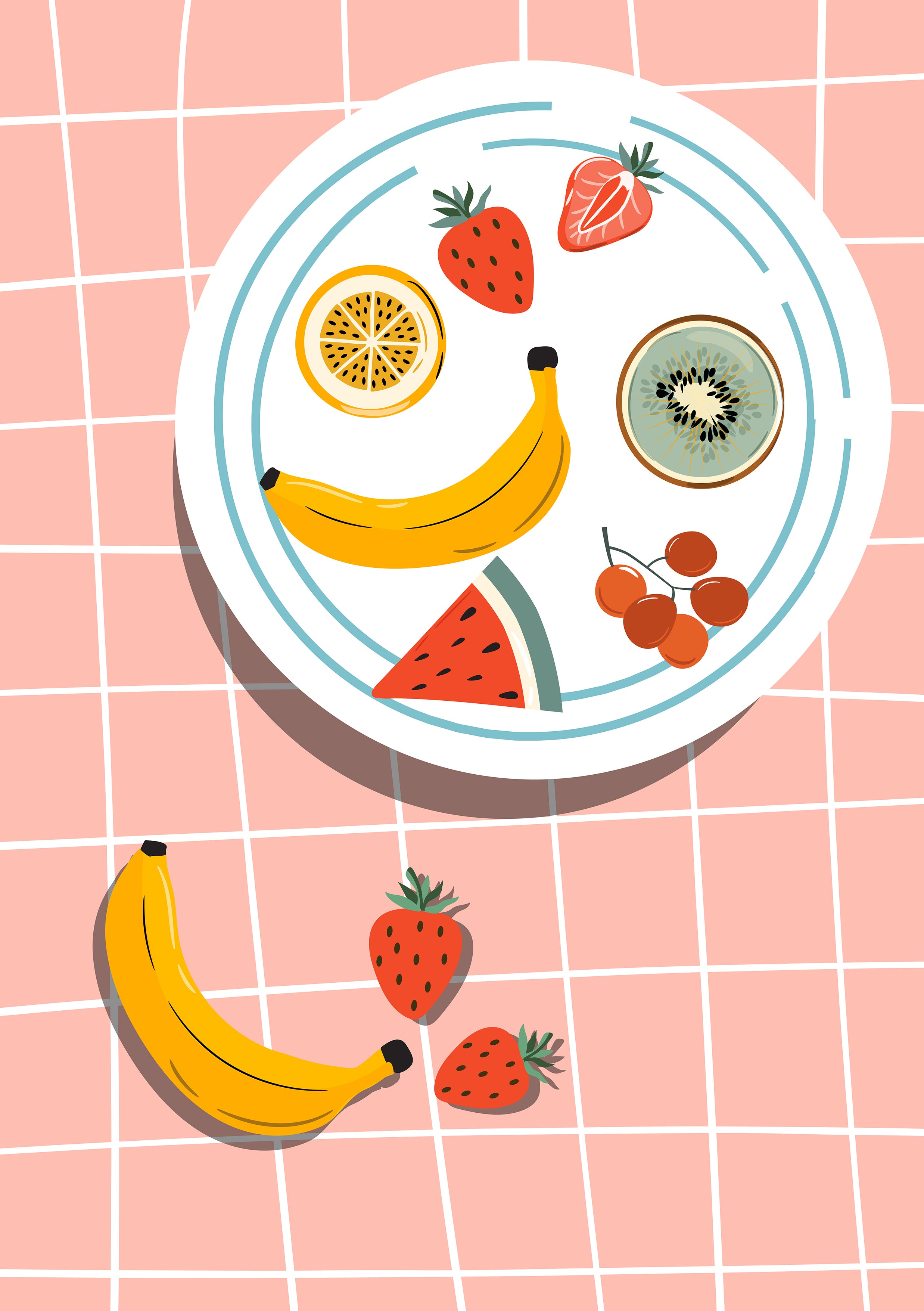 Plate of Fruit