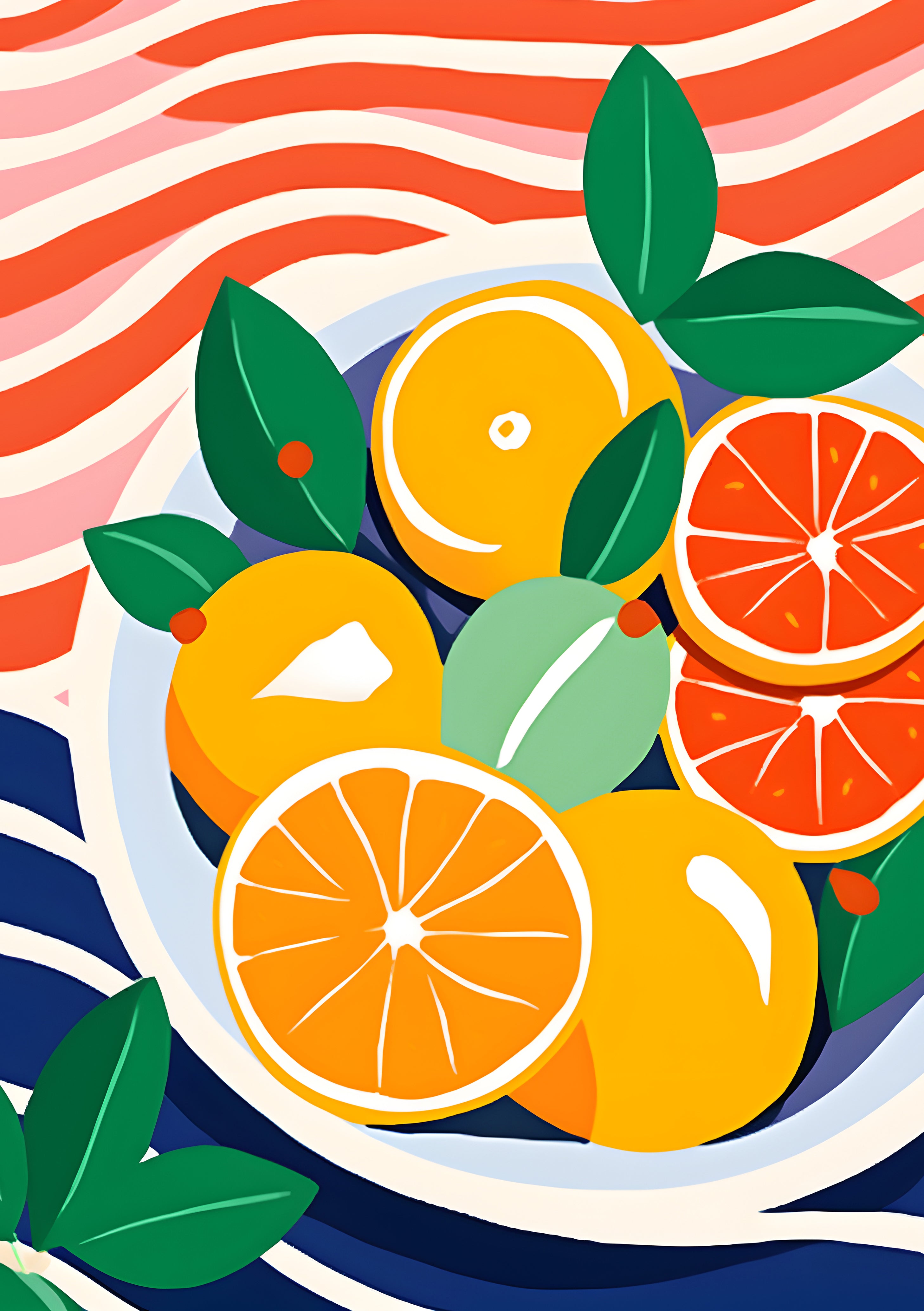 Oranges & Lemons Fruit Bowl