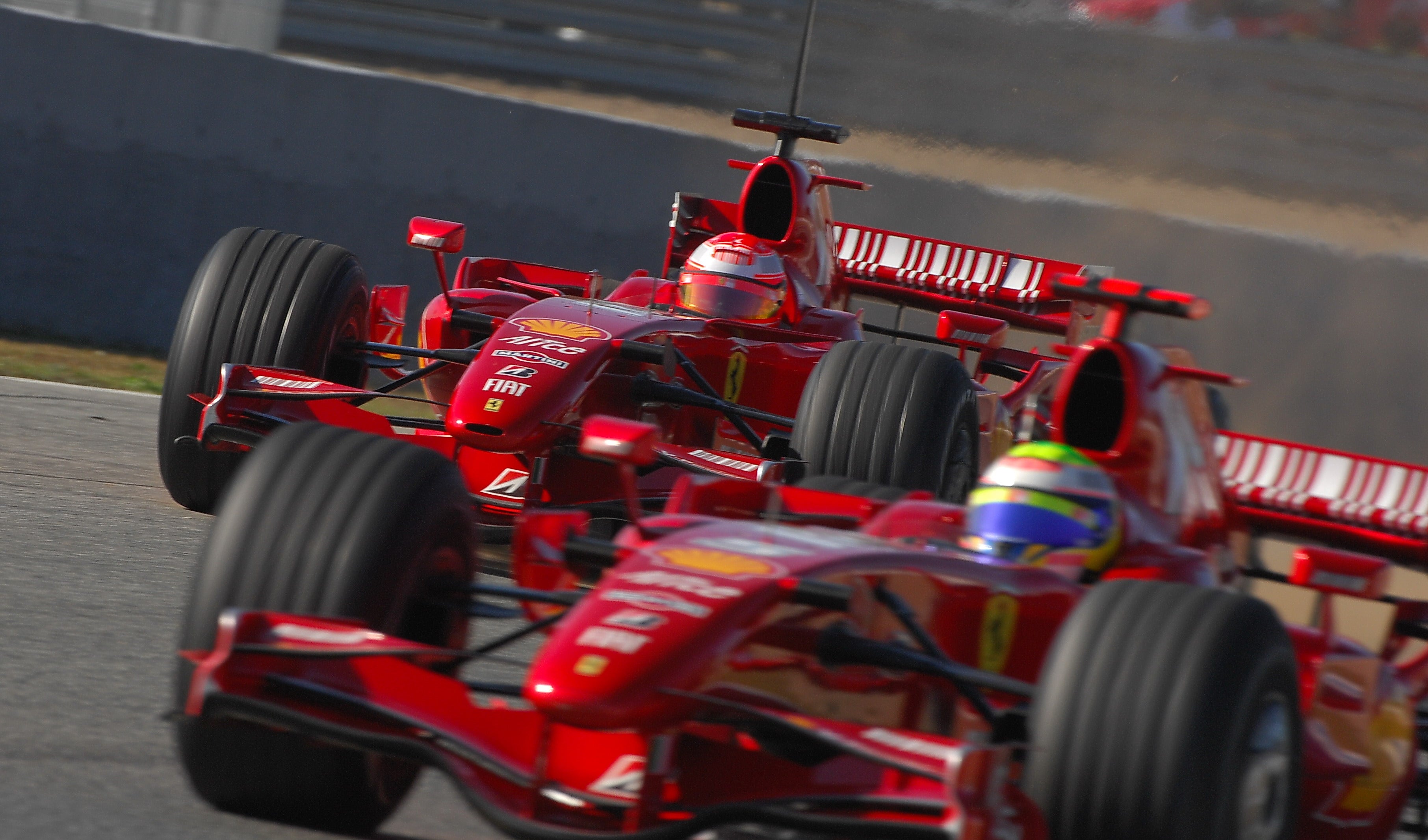 Michael Schumacher and Felipe Massa Jerez 2007